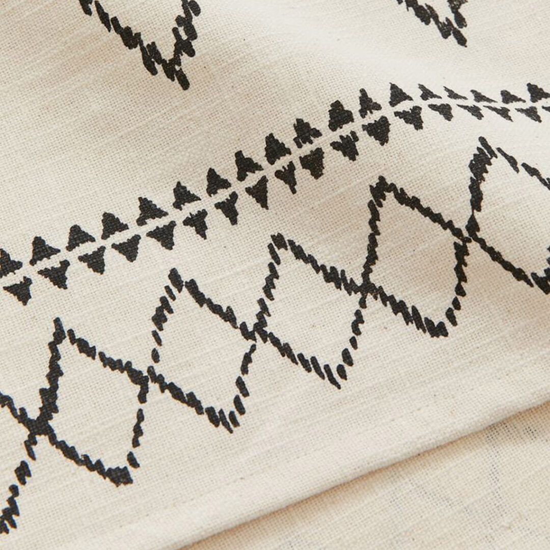 Patterned Cotton Tablecloth - Imagen 3