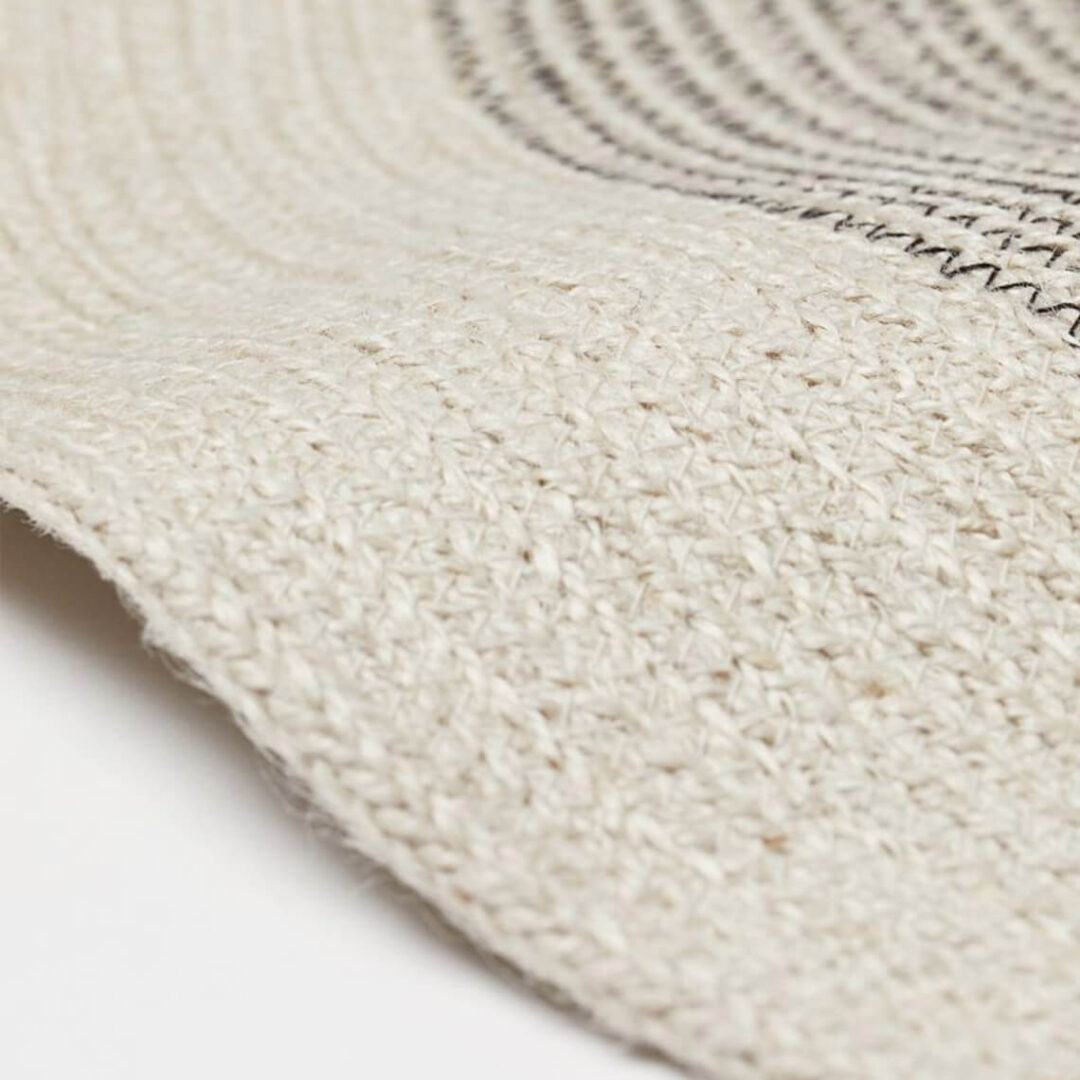 Round Jute Floor Mat - Imagen 2